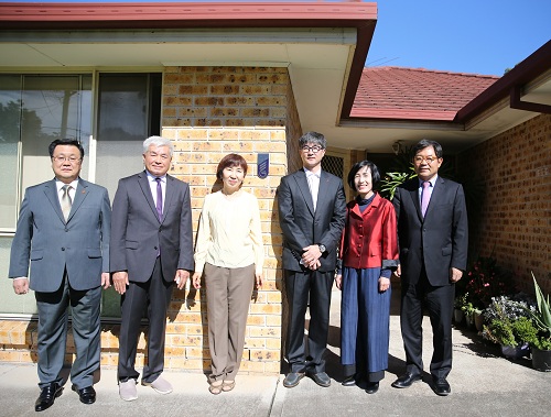 피우진 보훈처장, 호주 거주 독립유공자 가족들 방문