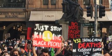 호주전역 수만명 “Black Lives Matter” 시위