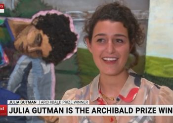 29세의 시드니 기반 예술가 거트만씨, 올해 ‘Archibald Prize’ 수상