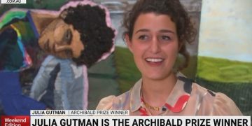 29세의 시드니 기반 예술가 거트만씨, 올해 ‘Archibald Prize’ 수상