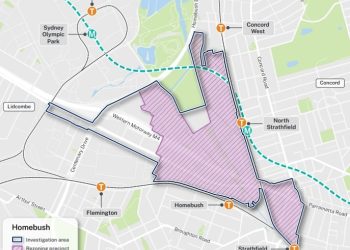 NSW 정부, 홈부시 ‘Transport Oriented Development’ 구역 발표