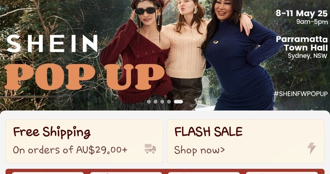 쉬인 팝업스토어, 논란 속 시드니 오픈. 노동 착취, 환경 오염 우려 여전