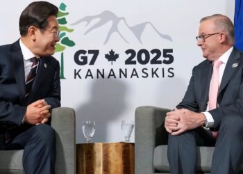 G7 정상회의서 이재명-알바니즈, 유쾌한 첫 대면. 공급망‧방산‧청정에너지 협력 확대 논의