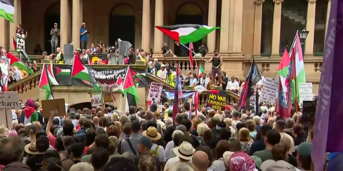 이스라엘 대통령 호주 공식 방문, 시드니 도심서 반대 시위 격렬 충돌